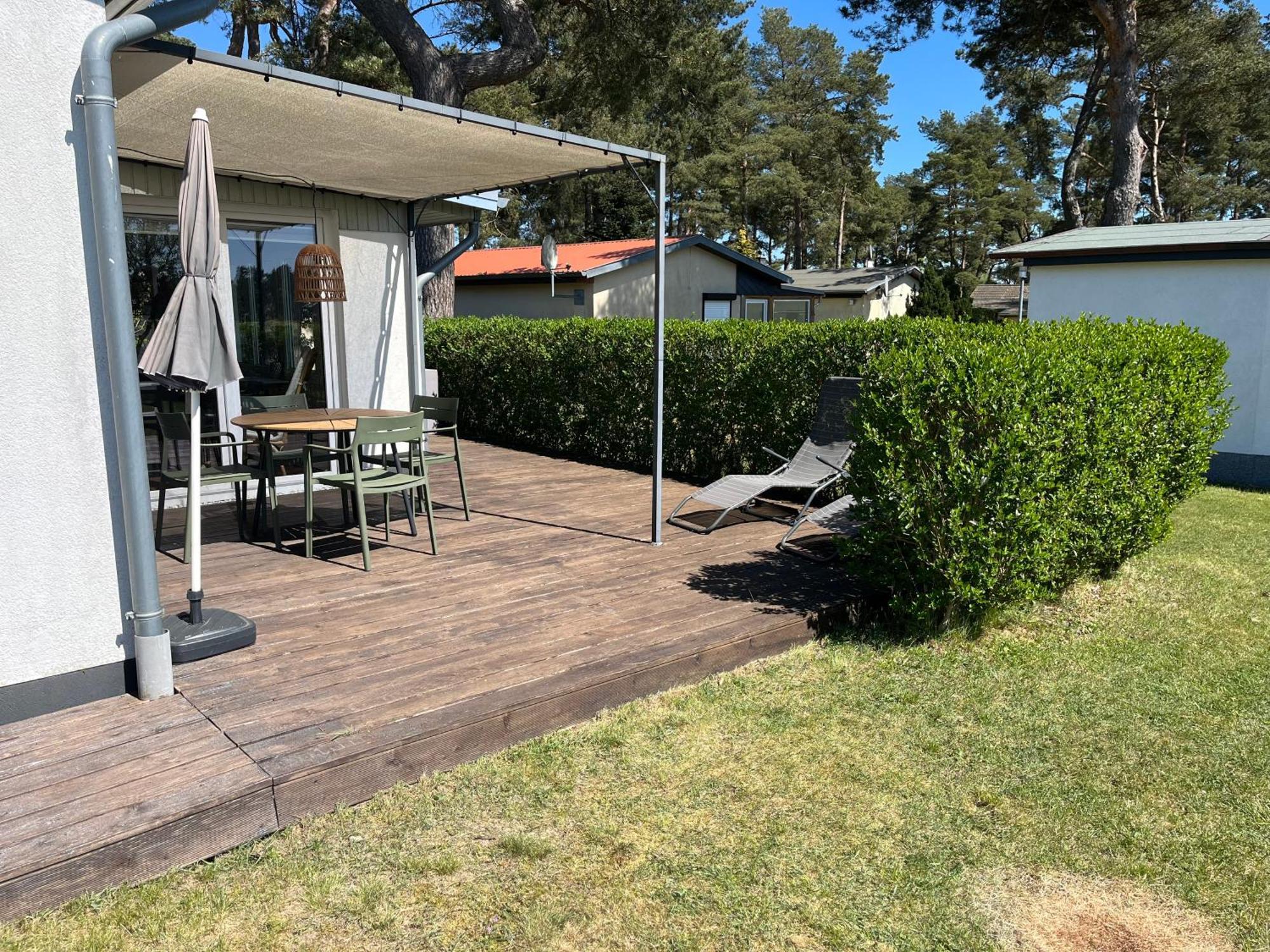 Ferienhaus Solken Mit Grosser Terrasse Und Kaminofen Plau am See Esterno foto